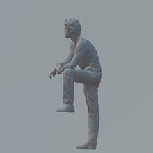 Highly-detailed Figure of a Man Watching 25  G Gauge , 70mm high from 3dClever