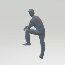 Highly-detailed Figure of a Man Watching 25   (Scale 1:24), 70mm high from 3dClever