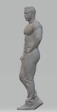 Model Figure of a Fit Man 100mm tall scale of  1:18