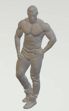 Model Figure of a Fit Man 100mm tall scale of  1:18