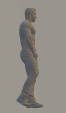 Model Figure of a Fit Man 100mm tall scale of  1:18