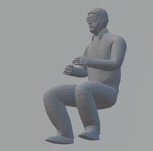 Highley detailed Full body of a world War Pilot 1  tall 210mm (when standing) scale 1:8
