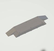 A wooden undercover Platform supplied as a kit   Size 0 Gauge