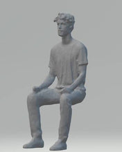 Boat Helmsman crew figure 23  25mm high (scale 1:78)