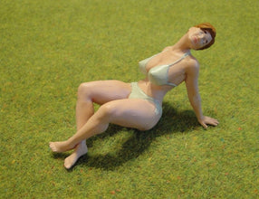 Large Model Figure of Women Sunbathing 27  (70mm) G Gauge made by 3Dclever