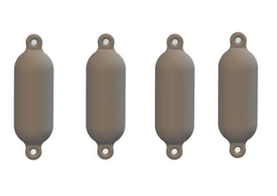 Detailed Set of 4 Buoy Fenders 1 Bell and 2 Handrails
