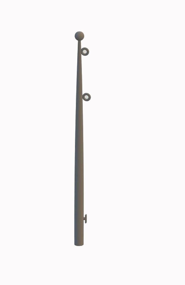 Detailed Set of a Model Boat Flag Pole 3 lifebuoys and 4 Fenders