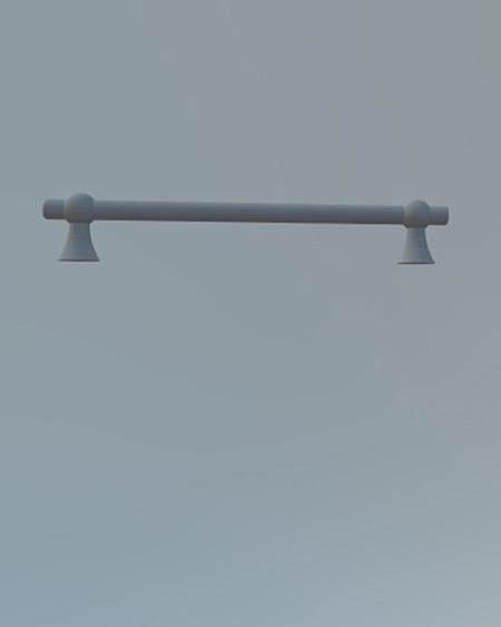 Detailed Set of 4 Model Boat Hand Rails  (70mm Long)