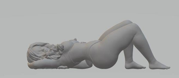 Model Figure of a Women in a  Swimsuit  30 100mm high  Scale 1:18