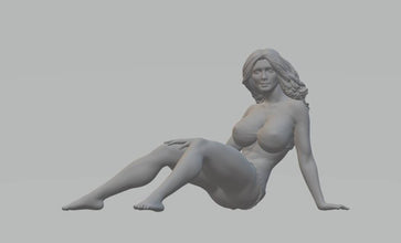 Figure of a Women in a Bikini 36 190mm high Scale 1:10