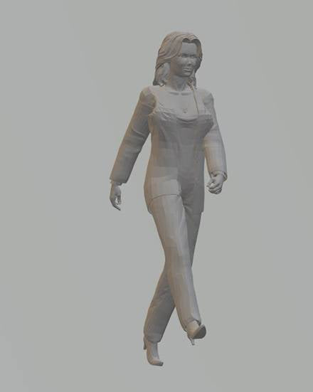 Model of a Figure  Women Walking 10 (70 mm) G Gauge