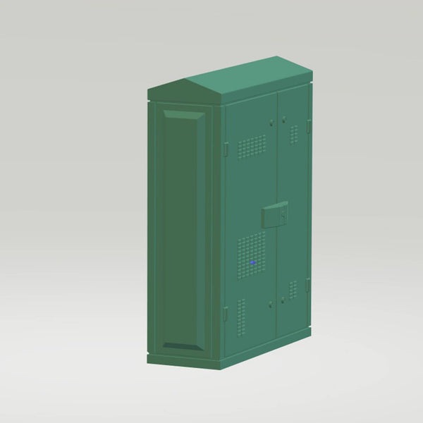 A set of 2 BT Green Cabinets in different designs G Gauge Scale 1.24