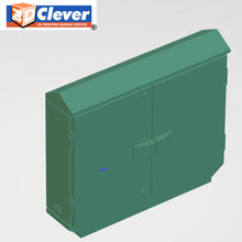 A set of 2 BT Green Cabinets in different designs 4mm Gauge Scale 1.148