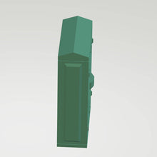 A set of 2 BT Green Cabinets in different designs 0 Gauge Scale 1.48