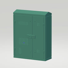 A set of 2 BT Green Cabinets in different designs G Gauge Scale 1.24