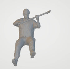 Railway worker  351 G Gauge 70mm Scale 1.24