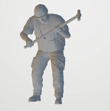 Railway worker  351 00/H0 Gauge 25mm Scale 1.76