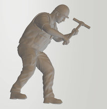 Railway worker  351 G Gauge 70mm Scale 1.24