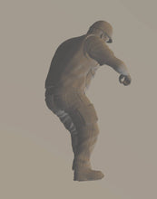Railway worker with Pick Axe  352 G Gauge 70mm Scale 1.24
