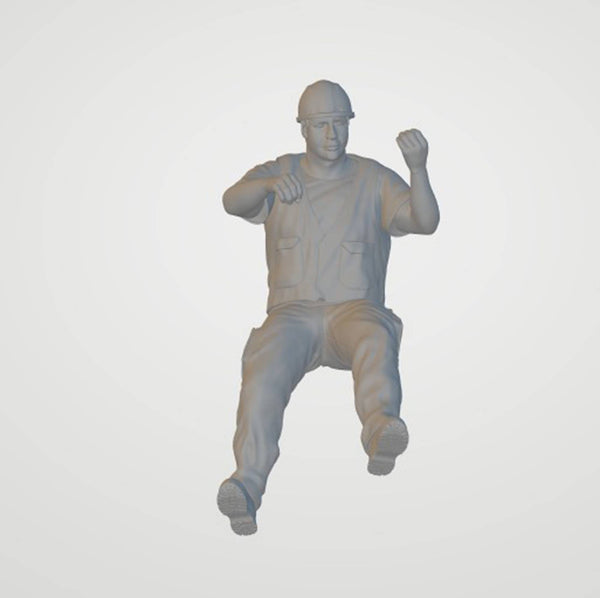 Railway worker with Pick Axe  352 G Gauge 70mm Scale 1.24