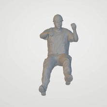 Railway worker with Pick Axe  352 G Gauge 70mm Scale 1.24