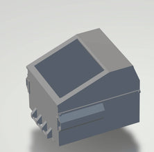 One Railway Waste recycling refuse bin skip. Comes with separate lid  4mm Gauge Gauge Scale 1.148