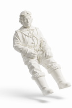 Full size WW2 Russian  model pilot sitting at the controls  Scale 1/8 212mm