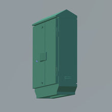 A set of 2 BT Green Cabinets in different designs 0 Gauge Scale 1.48