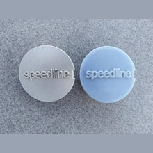 A set of 4 centre caps for VW Corrado VR6 in the style of Speedline