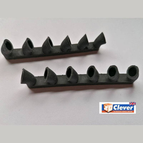 A pair of black Spitfire Exhausts (85mm long) from 3Dclever