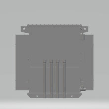 Railway Model of a Industrial sub stations supplied in black ready for painting. Gauge sizes 4mm Gauge Scale 1.148