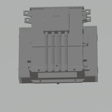 A new Industrial sub stations supplied in black ready for painting. 0 Gauge Scale 1.48