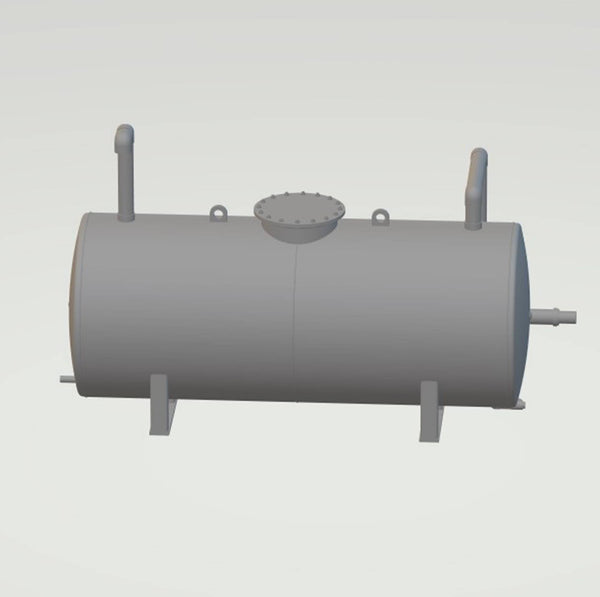 A new Railway Model oil tank in a brick bund H0 Gauge Scale 1.87