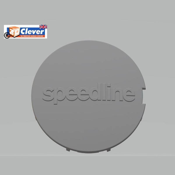 A set of 4 centre caps for VW Corrado VR6 in the style of Speedline