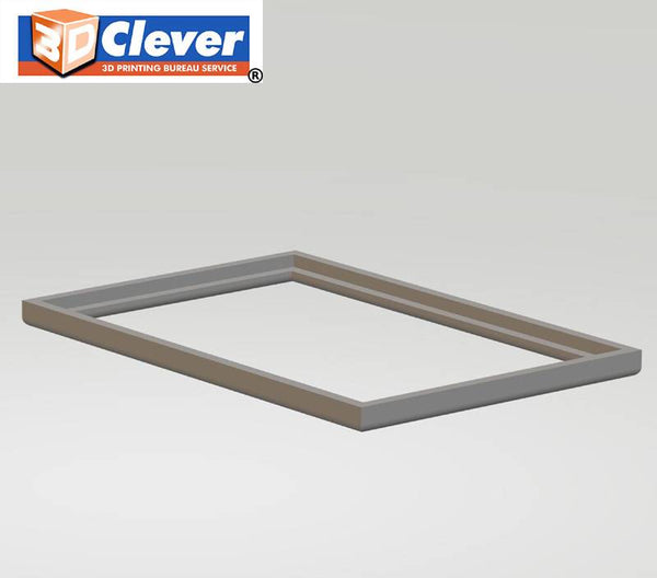 A set of 2 accurate Model Boat Windows 80mm x 40mm