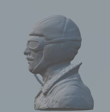 WW1 Bi-Plane Pilot 145mm high 150mm wide 30mm deep