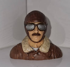 WW1 Bi-Plane Pilot 145mm high 150mm wide 30mm deep